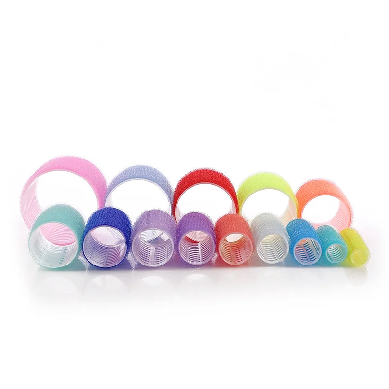 

Hair Rollers Large Curlers Self Grip Holding Self-Adhesive Sticky Hairdressing Professional For DIY Multi Size Salon Tool 3/1pcs