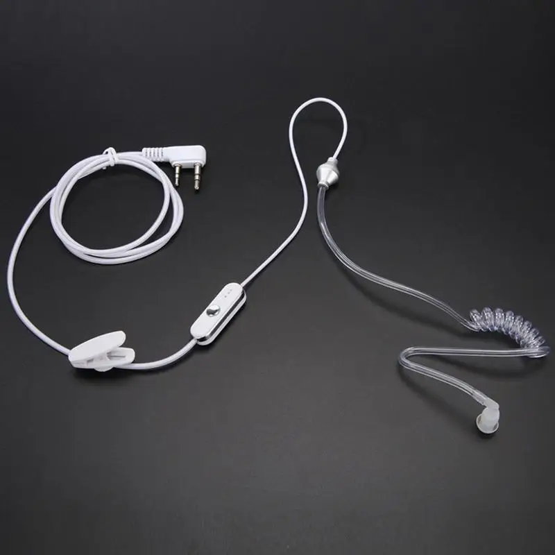 MeterMall Ptt bluetooth-наушник 2 Pin Воздушная трубка Динамик PTT MIC тайное для акустической