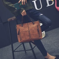 autumn winter korean fashion pu leather shoulder bags female crossbody bag handbags women massager bags famous designer purses