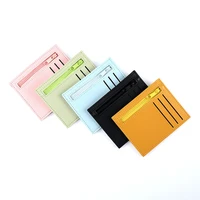 anti theft id credit card holder thin wallets pocket case bank women men credit card box pu leather card cover zipper wallet