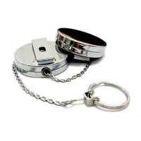 new retractable pull key ring id badge lanyard name tag card holder recoil reel belt clip metal housing metal covers 5cm