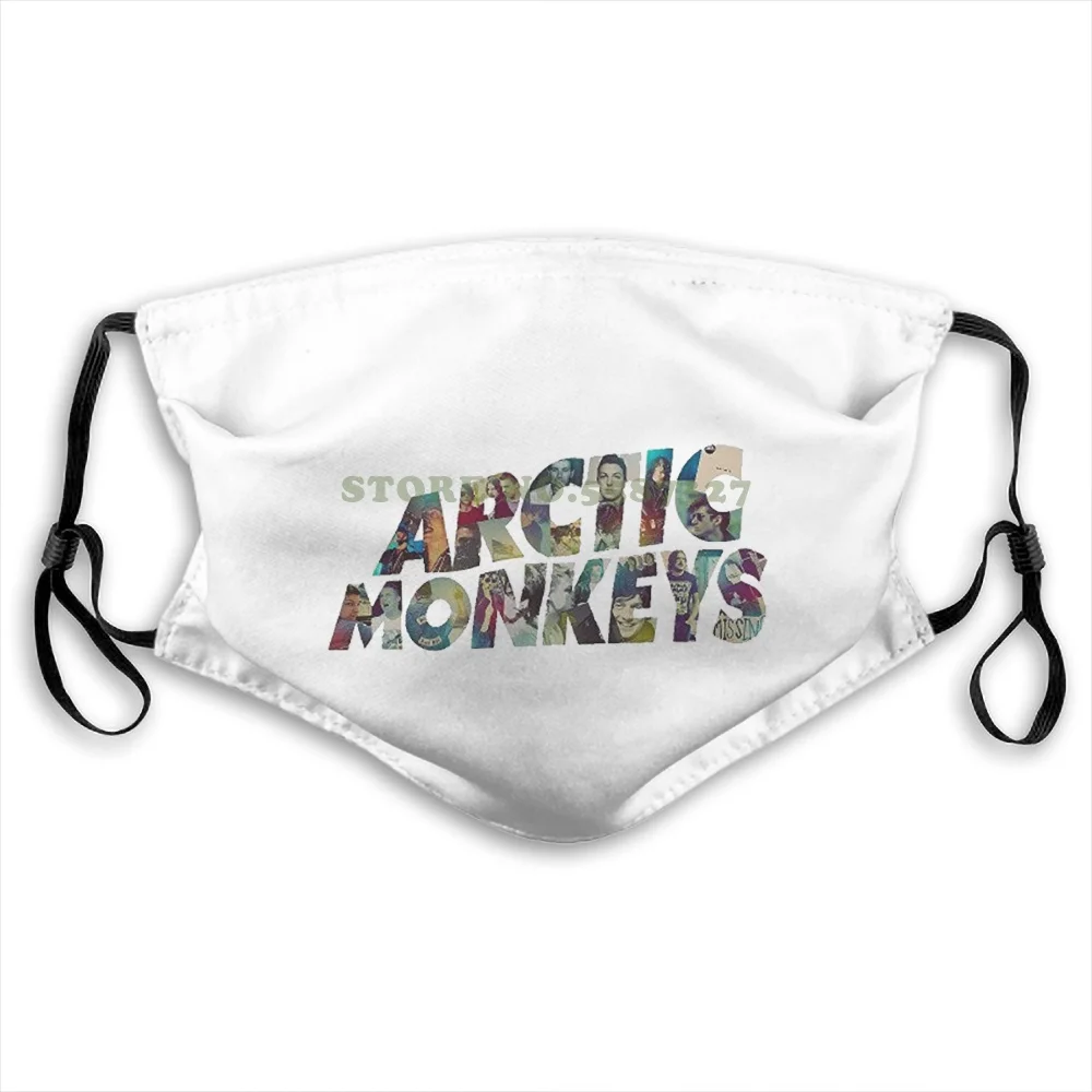 

Design Arctic Monkeys 100% Organic Cotton Black Fashion Funny Reusable Masks