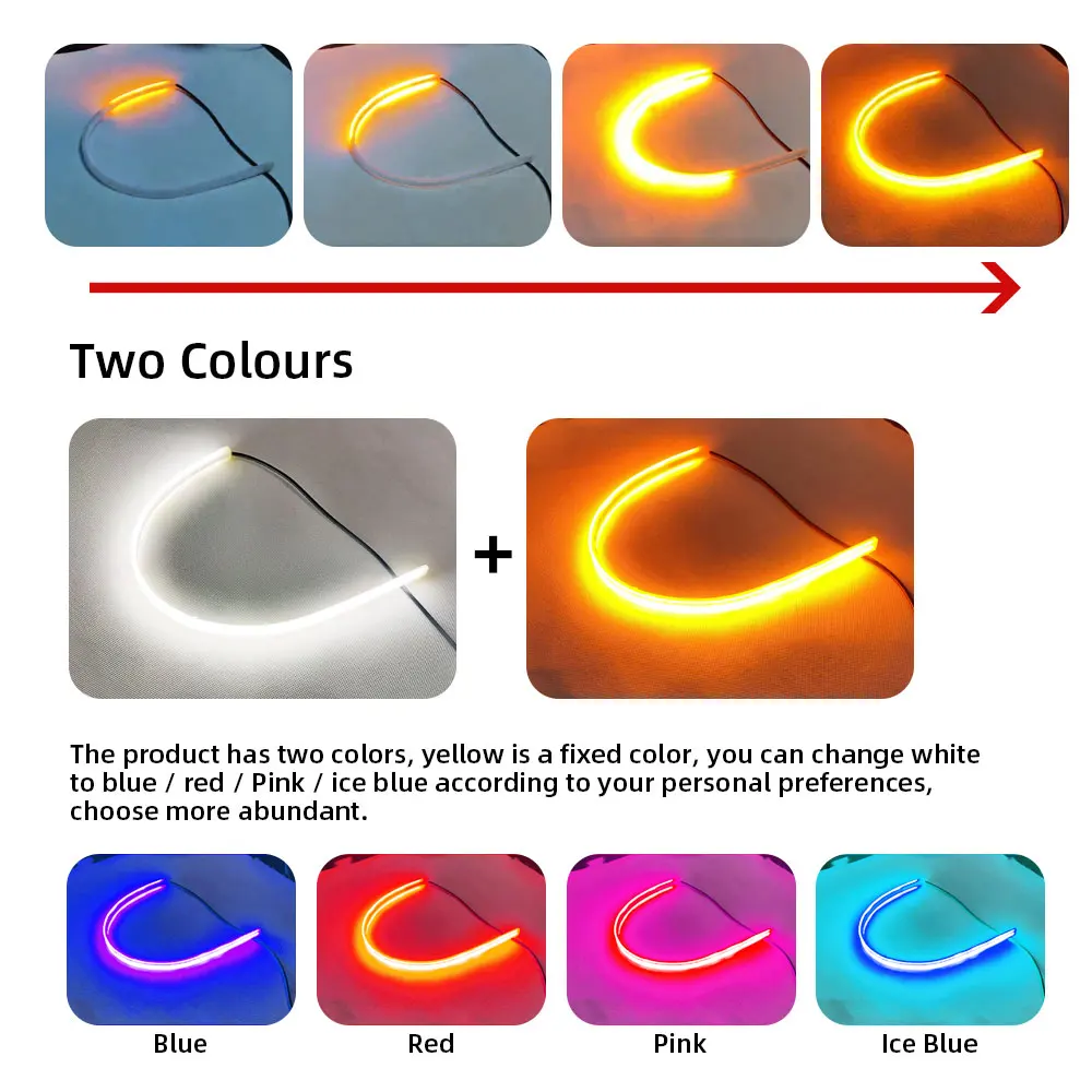Дневные ходовые огни светодиодный Автомобильные фары дневного света светильник