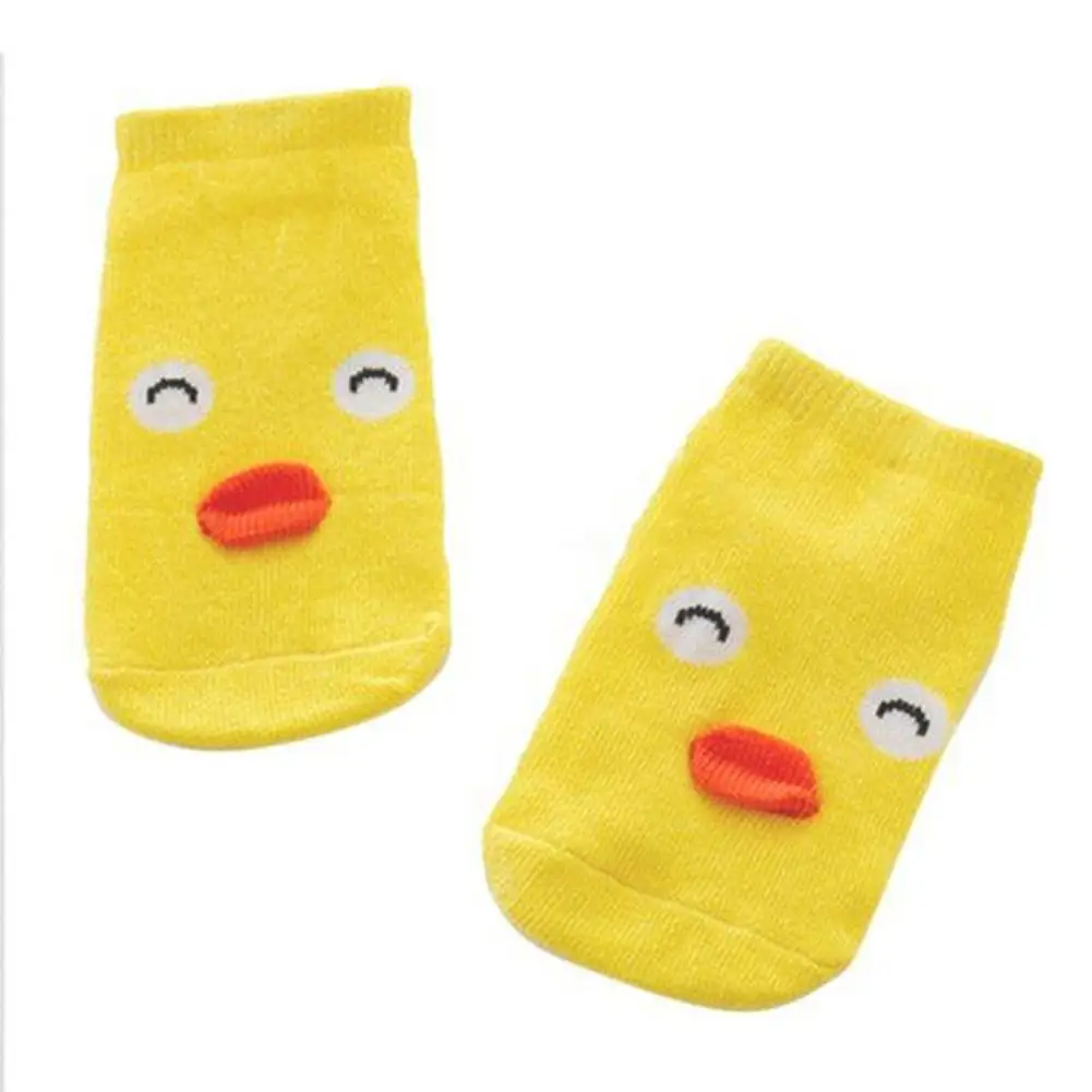 Calcetines de algod&oacute;n antideslizantes para ni&ntilde;os, ni&ntilde;as y beb&eacute;s peque&ntilde;os, tobilleros con dibujos de animales-2