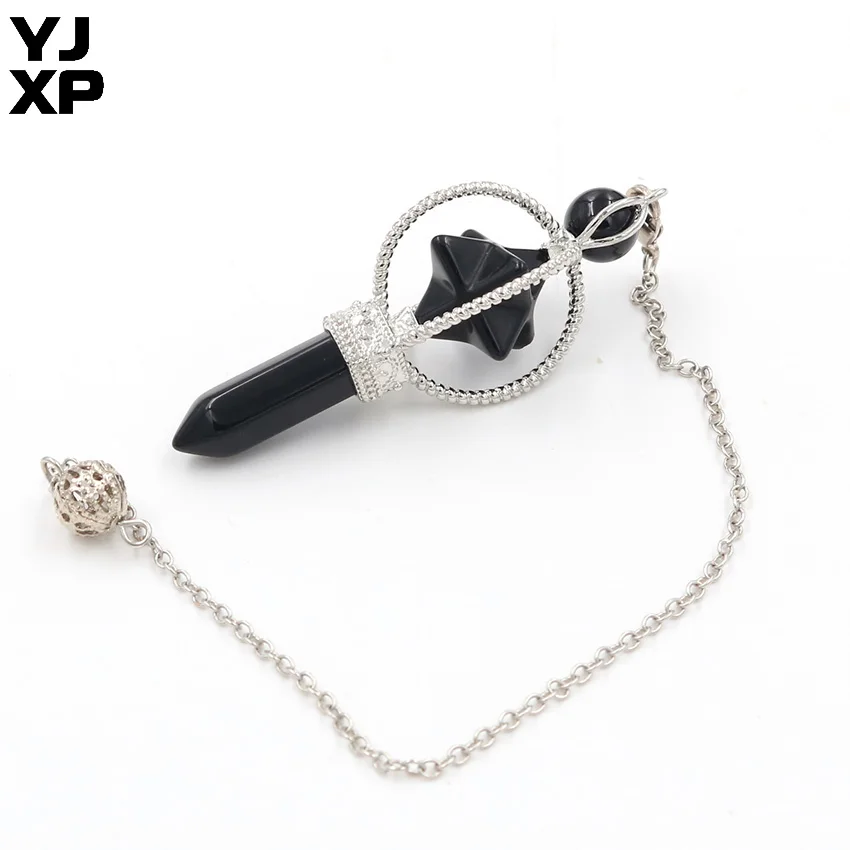YJXP Small Merkaba Dowsing подвеска-маятник карандаш рандаш натуральный камень духовное