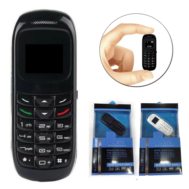 67/5000 3 в 1 Мини маленький GSM мобильный телефон звонящий BM70 гарнитура гладкая и