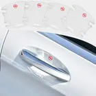 4 шт. прозрачные декоративные наклейки на дверную ручку автомобиля для Opel Astra H J G K Insignia Corsa D Vectra C Zafira B, автомобильные аксессуары