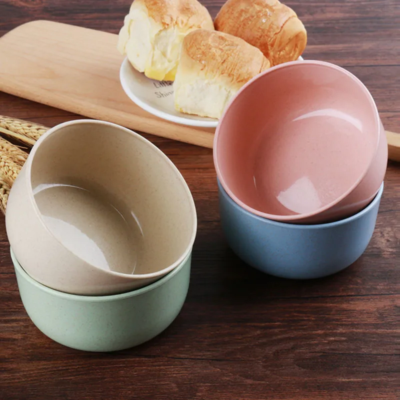 Новая здоровая пластиковая пшеничная соломенная лапша суповая чаша небьющаяся