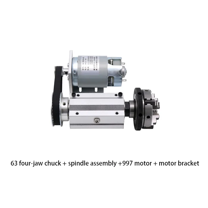 

50/63 mini lathe, woodworking beads machine spindle assembly, DIY lathe / bead machine