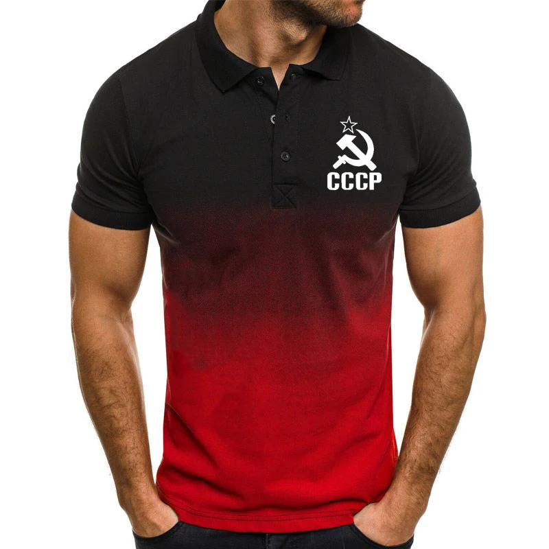 

Fashion Summer Cotton Polo Shirt Men's Short Sleeve Button Collar Striped Shirt Slim Summer Street Wear Casual Men's Polo Shirt