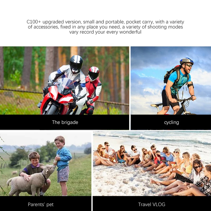 Action Camera Ultra Hd 2K/30 Fps Waterproof Eis Anti-Shake Wifi Remote Control Sports Dv Digital | Электроника