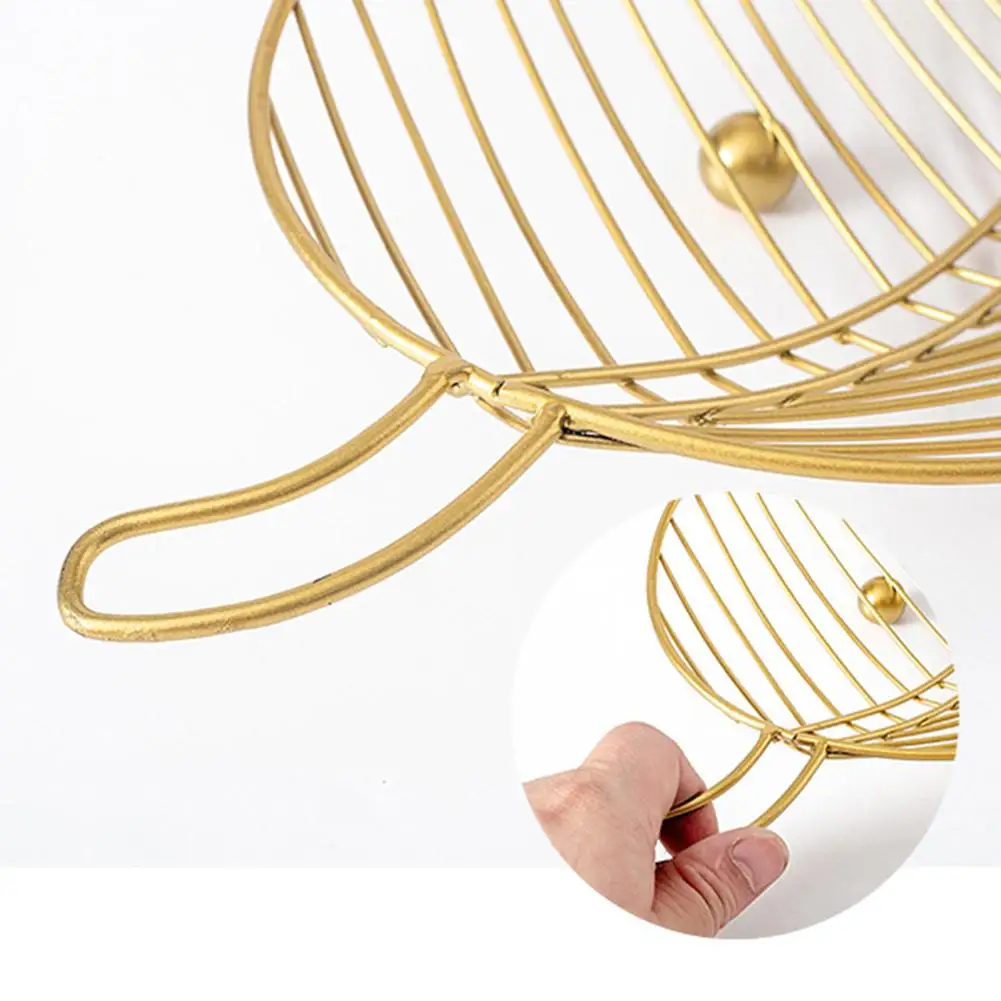 Скандинавский стиль Фруктовая тарелка гостиная дома инновационная форма листа