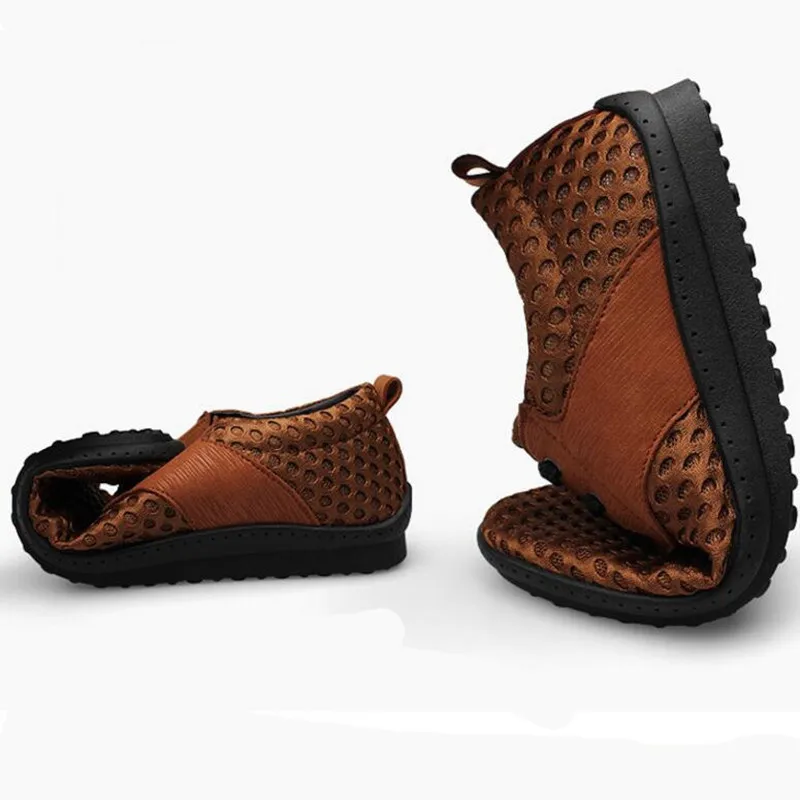 2020 New Men Casual Shoes Summer Mesh For Super Light Flats Senior Net Foot Wrapping Big Size #37-46 | Обувь