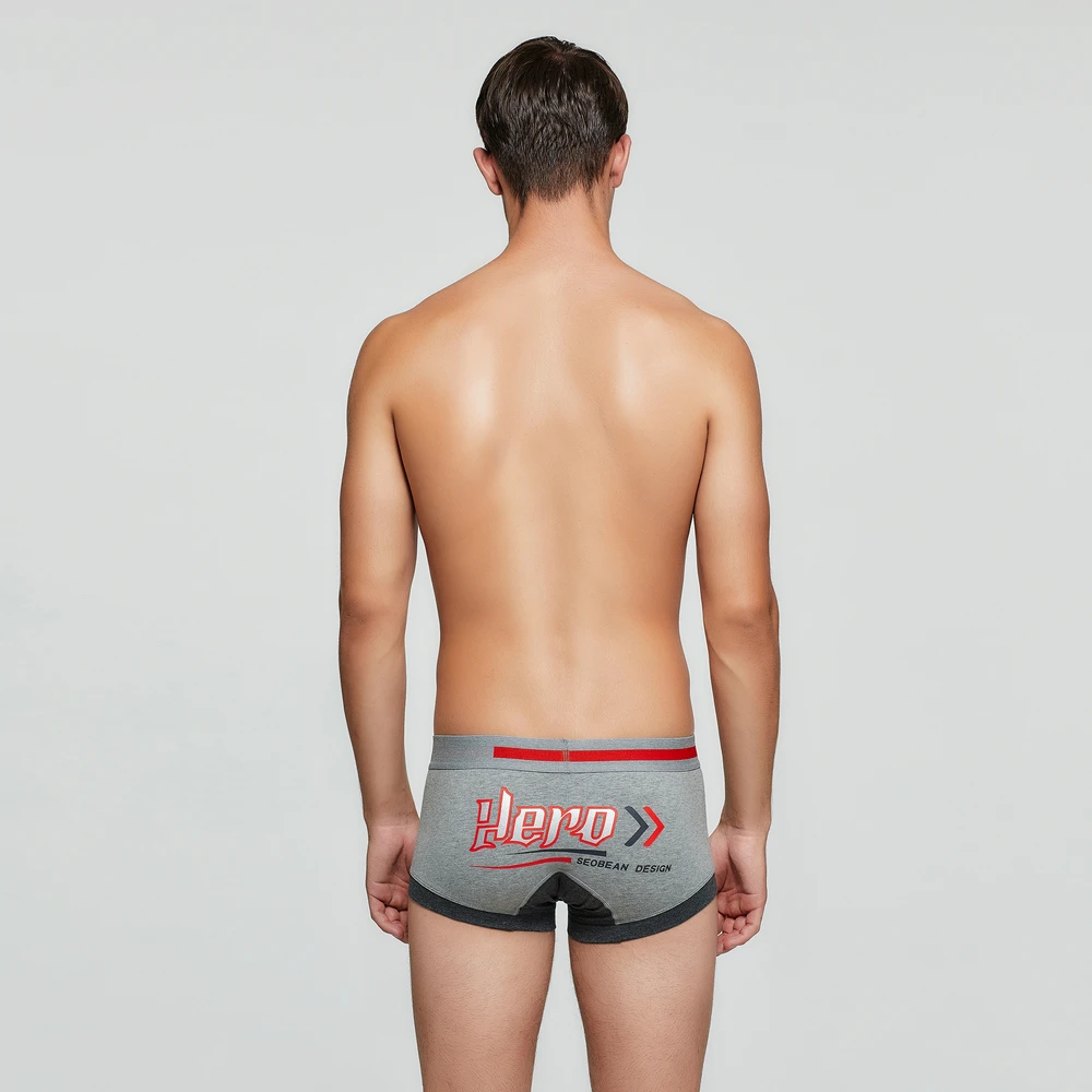 Мужской Хлопковый спортивный костюм SEOBEAN с низкой посадкой домашние