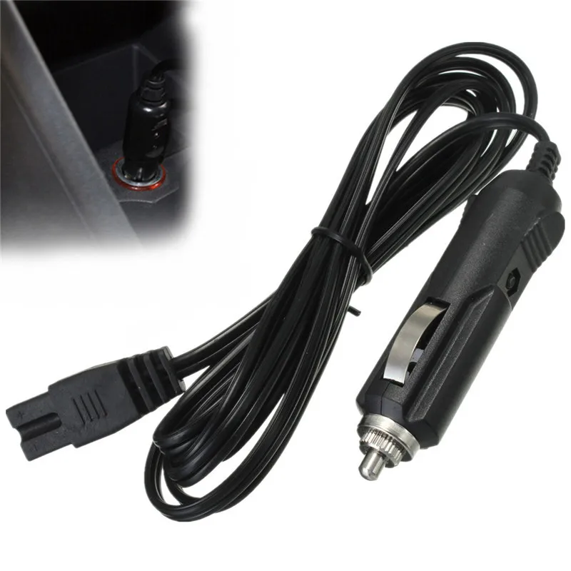 

2 Pin 2m 12V DC Replacement Car Cooler Cool Box Mini Fridge Lead Cable Plug Wire Car Refrigerator Cigarette Lighter Power Cord
