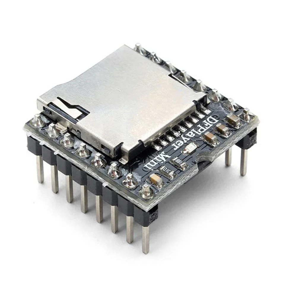 5 шт. U диск мини модуль MP3 плеера DFPlayer аудио Голосовая плата щит для Arduino UNO DFPlaye