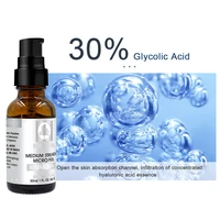 glycolic acid 30 serum solution moisturizing rejuvenation deep cleansing shrinking pore removal acne treatment smooth skin care