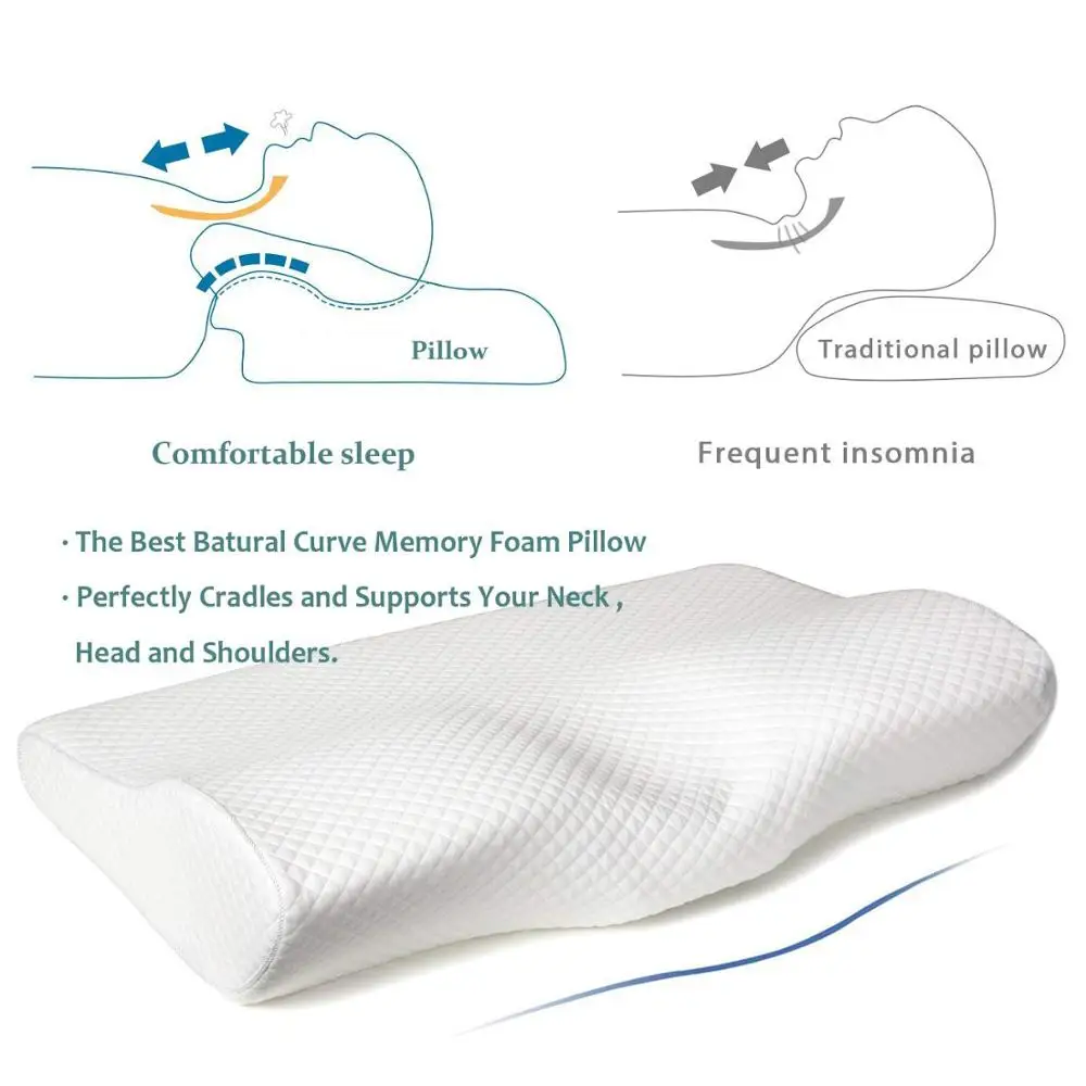 Ортопедическая подушка с эффектом памяти для сна и спины|Подушка| |