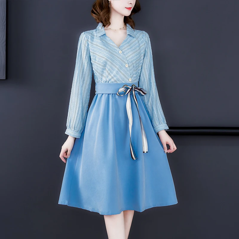 Офисная Женская стильная рабочая одежда элегантное платье для женщин длинный