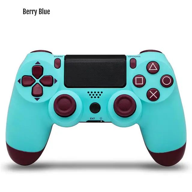 Light blue Беспроводной контроллер Bluetooth 4,0, двойной джойстик, геймпады для Playstation PS 4, геймпад, версия 2, для ПК, телефона, видеоигр - Цвет: Light blue