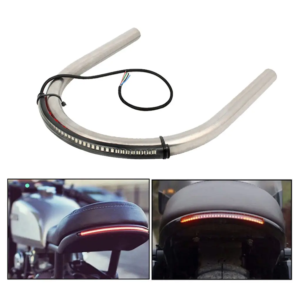 

230 мм плоская рамка сиденья петля W/ LED для Yamaha XJ550/650 XS650/750/850