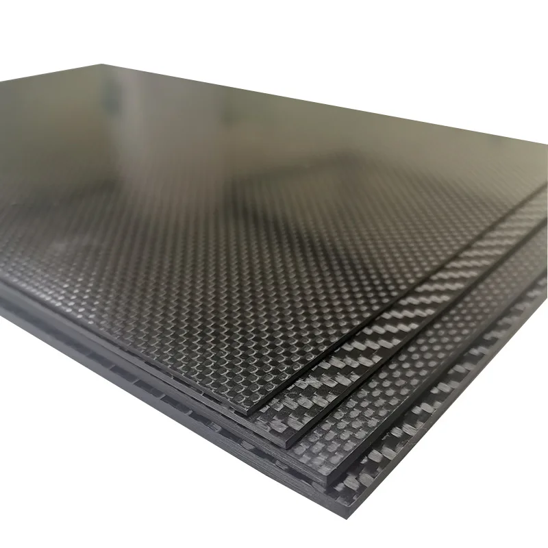 

400mm X 500mm Pure 3K Carbon Fiber Plate Sheet High Strength Carbon Board Panel 1mm 1.5mm 2mm 2.5mm 3mm 4mm 5mm 6 mm Thickness