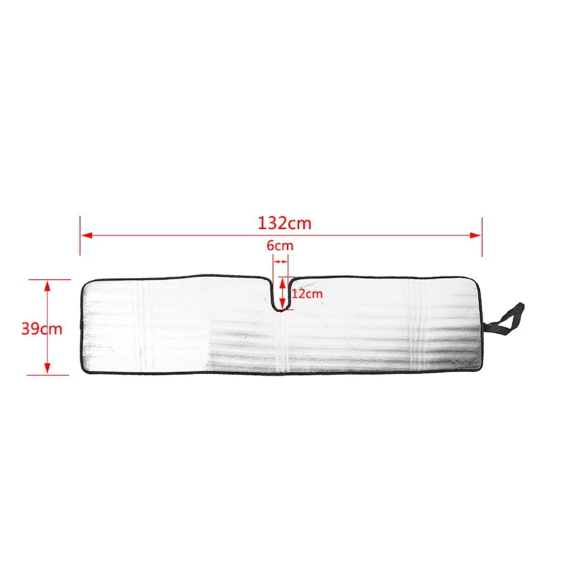 

Windshield Sun Shade for 1997-2018 Jeep Wrangler TJ JK JKU,Aluminum Foil Triple Laminate Sunshades Heat Shield