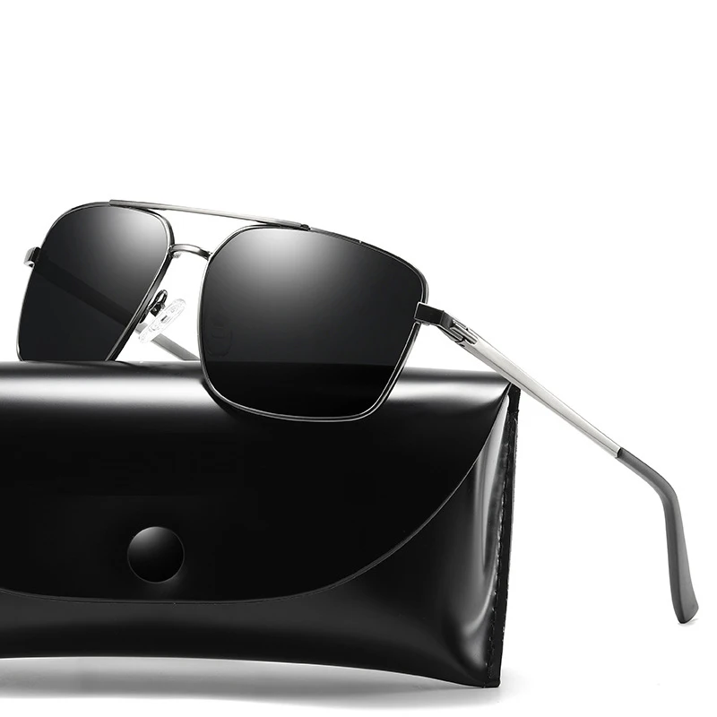 

New sunglasses Men's polarized sunglasses Square cycling glasses classic sunglasses