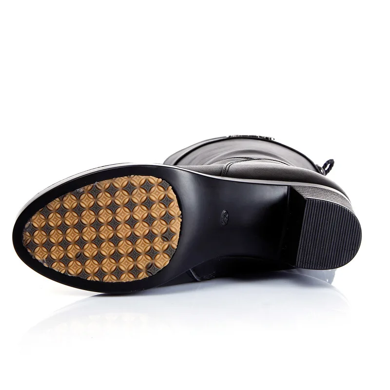 Fujin/шерстяные женские теплые зимние сапоги Обувь из натуральной кожи Плюшевые