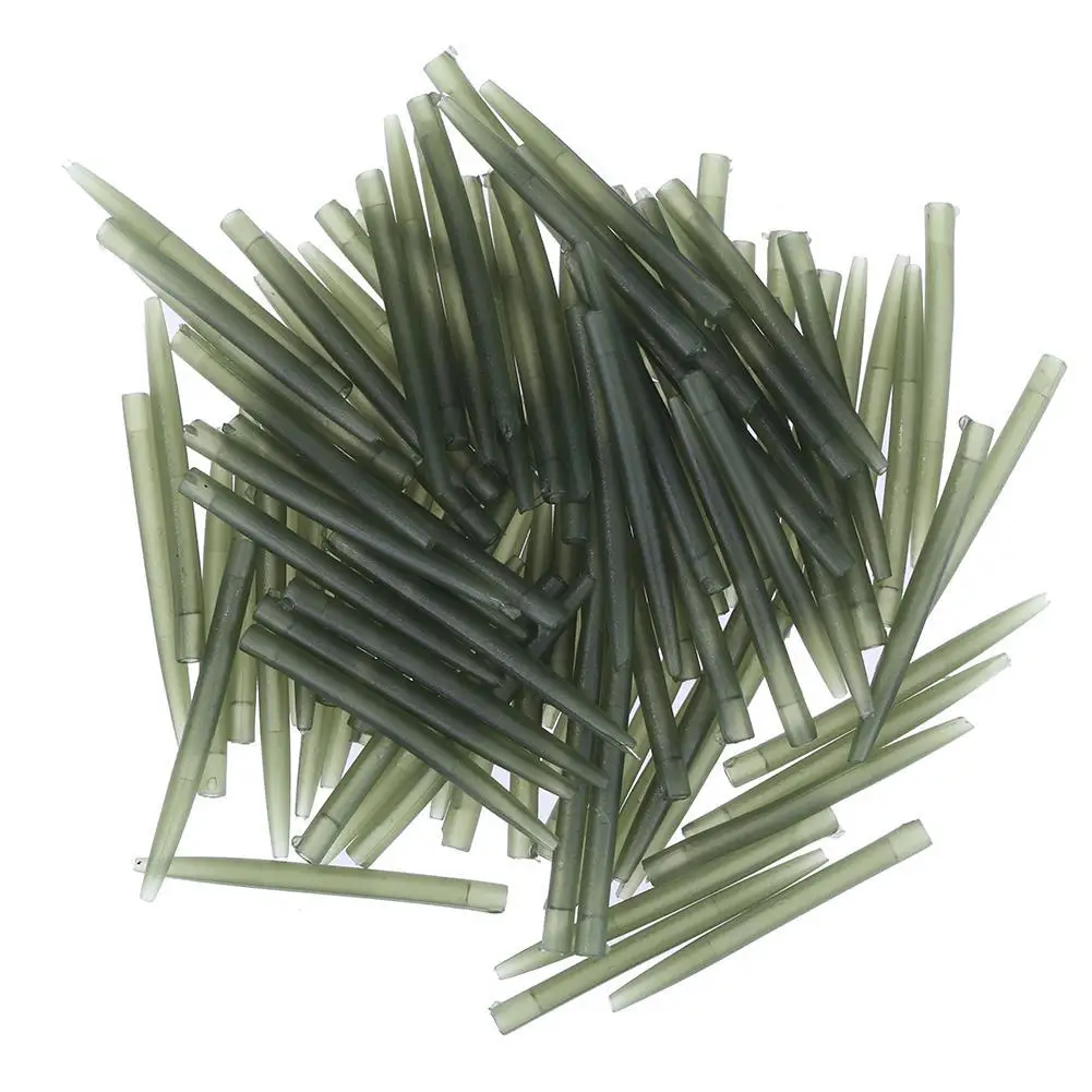 

Dark Green Terminal Anti Tangle Sleeves Connect with Fishing Hooks for Carp Fishing Accessories