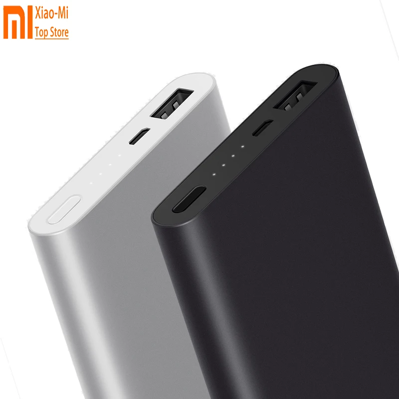 Xiaomi Mi power Bank 2 10000 мАч Внешний аккумулятор с быстрой зарядкой 18 Вт Быстрая зарядка для Мобильные телефоны Android IOS Телефон
