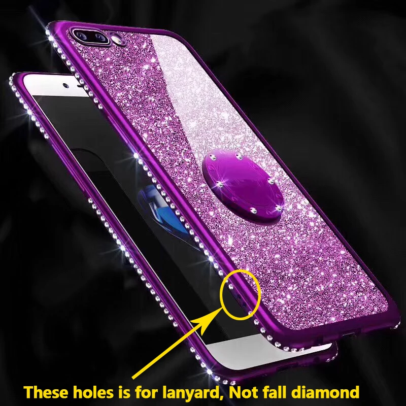 

Rhinestone Case Diamond Cover For Xiaomi Mi 6X 8 9 SE Max 3 CC9 A2 A3 Lite Redmi 5 Plus 6A Note 5 6 7 K20 Pro Coque Funda