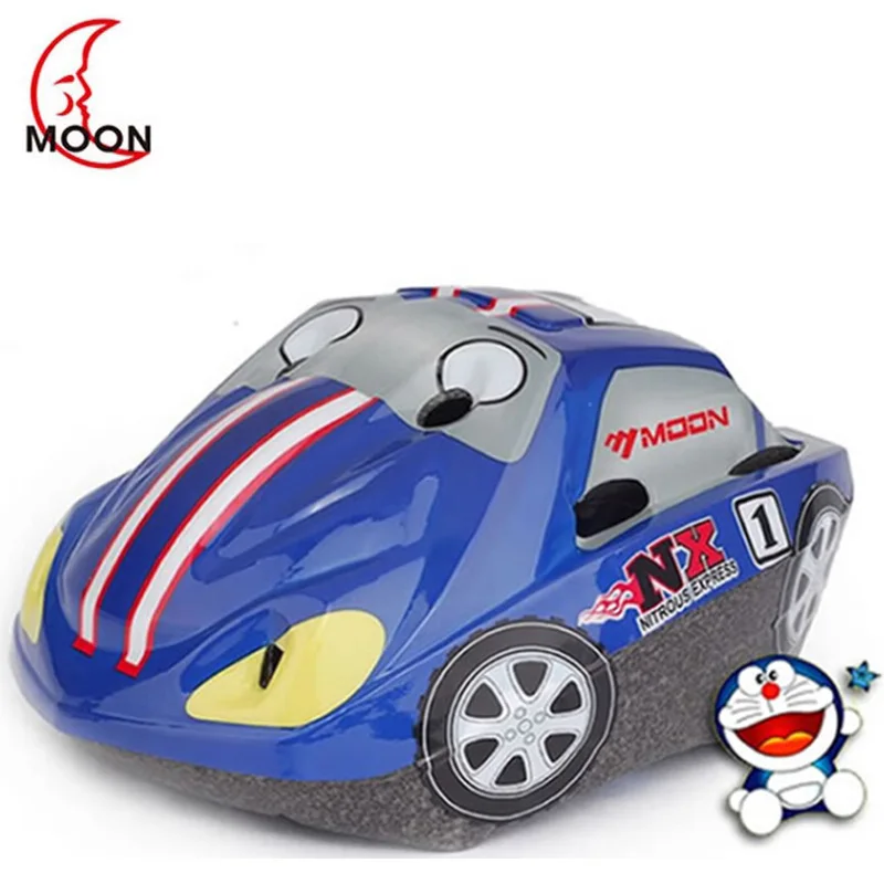 MOON Cartoon Car Bike шлем профессиональный Сверхлегкий скейтборд спорт Детская