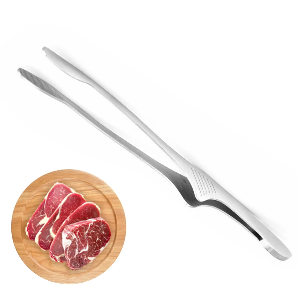 Зажим для барбекю зажим из нержавеющей стали кухонные щипцы стейка рыбы хлеба |