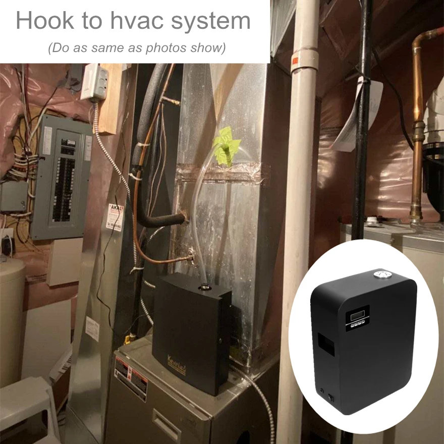 2 000m3 ароматизатор HVAC гибкое время работы эфирное масло без воды 500 мл Delivey система