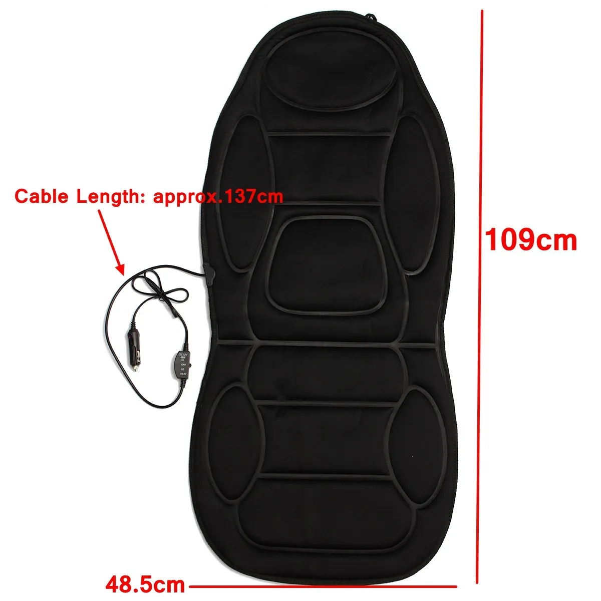 

12V electric heating car seat cover seat cushion heater heating, winter household heating seat cushion