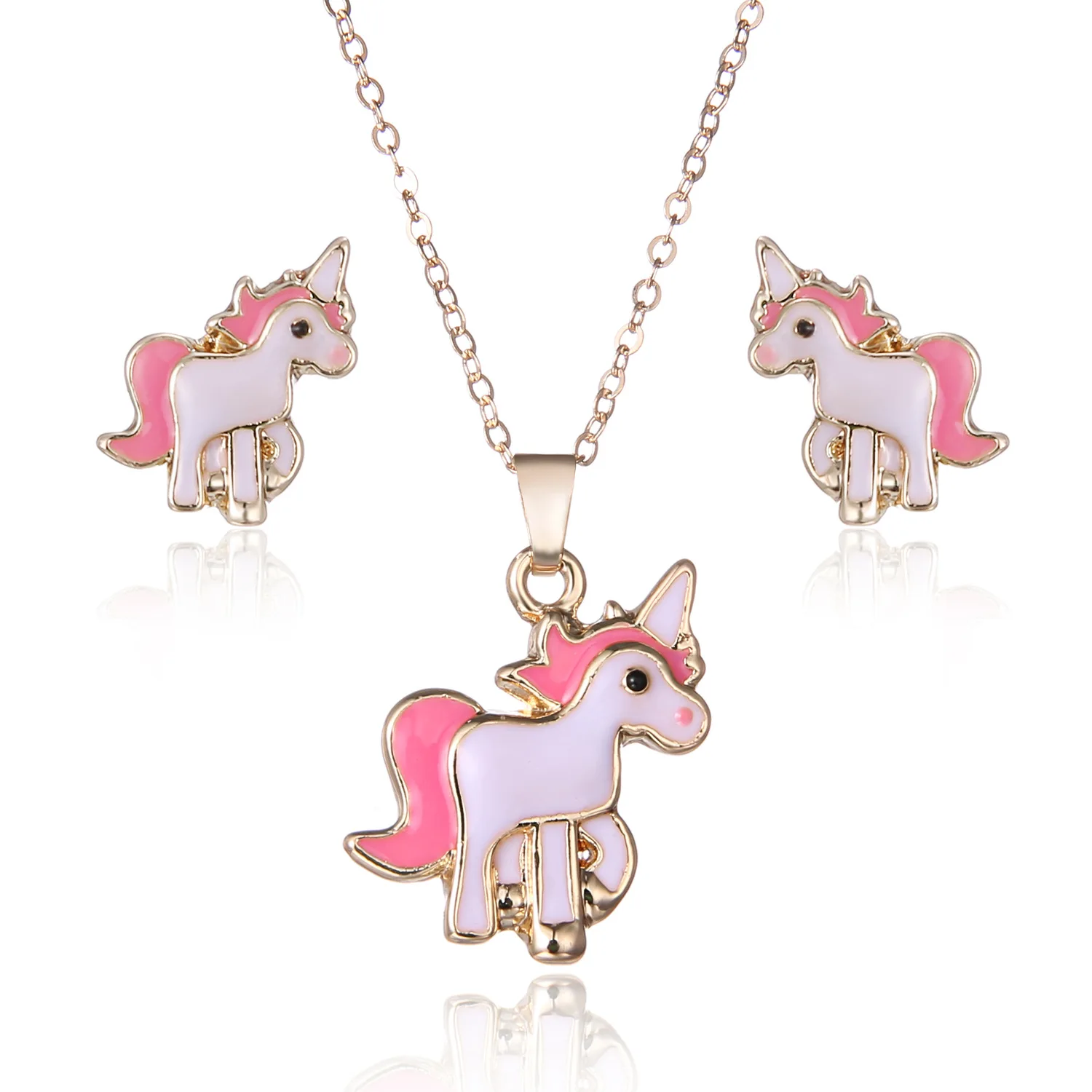 

Necklace Lovely Animals Necklace Jewelry Suit Pony Suit Manufacturers
