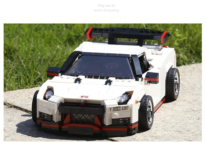 Форма King 13104, Креативная идея, серия Nismo Nissan GTR R35, совместимая техника, Moc-20518, блоки, кирпичи, игрушки, подарки для мальчика