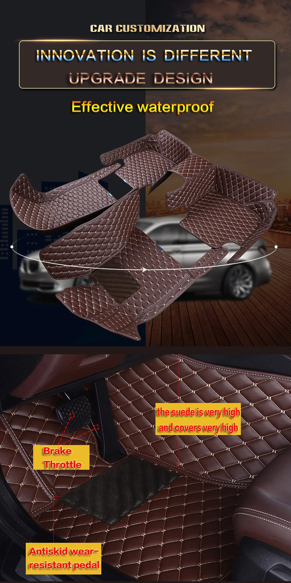 Автомобильные коврики для Toyota Land Cruiser 100 200 Prado 120 150 RAV4 Camry Corolla Highlander Alphard Prius Yaris Fortuner автомобильные коврики