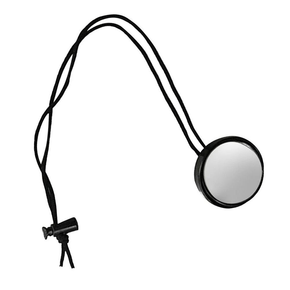 Подводное погружение в пещеру ныряльщик заднего вида круглое зеркало