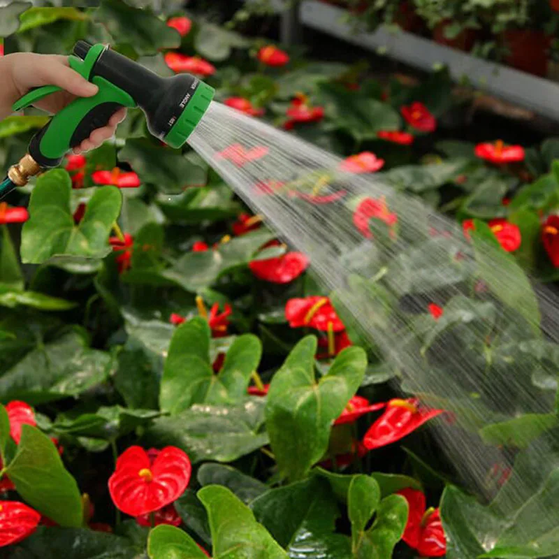 Прочные регулируемые сопла для шланга 9 узоров садовый водяной пистолет