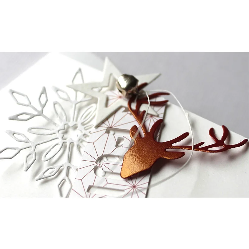 Художественные металлические Вырубные штампы декор в виде головы оленя вырубки