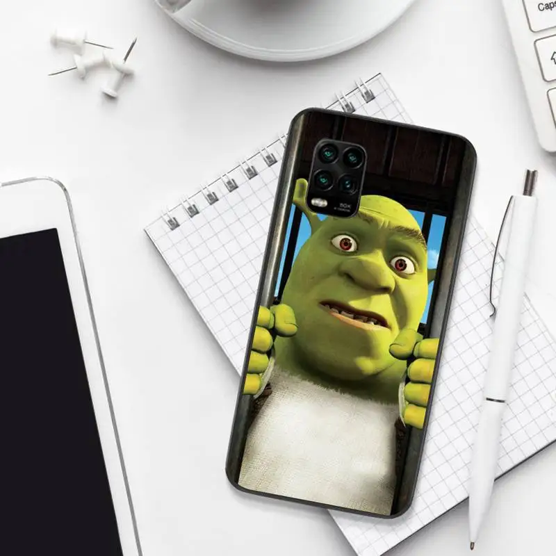 

LJHYDFCNB Cartoon Moive Shrek Phone Case For Xiaomi 8 9 Se 10 10pro Note 2 3 10 MIX2 S MAX2 3 F1 5X
