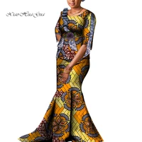 2 pieces set women african skirts set elegant african wax print ankara long skirt suits wedding party african clothes wy7120