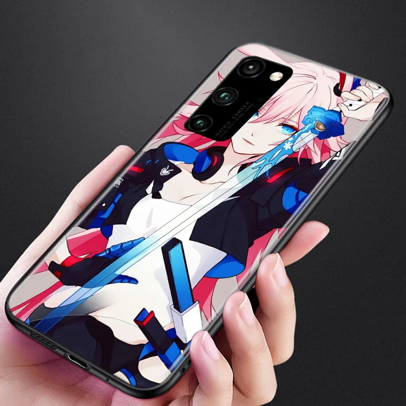 

Silicone Cover honkai impact 3rd Phone Case for Huawei Honor 30 20 Pro 10i 9A 9S 9X 8X 10 9 Lite 8 8A 7A 7C Pro