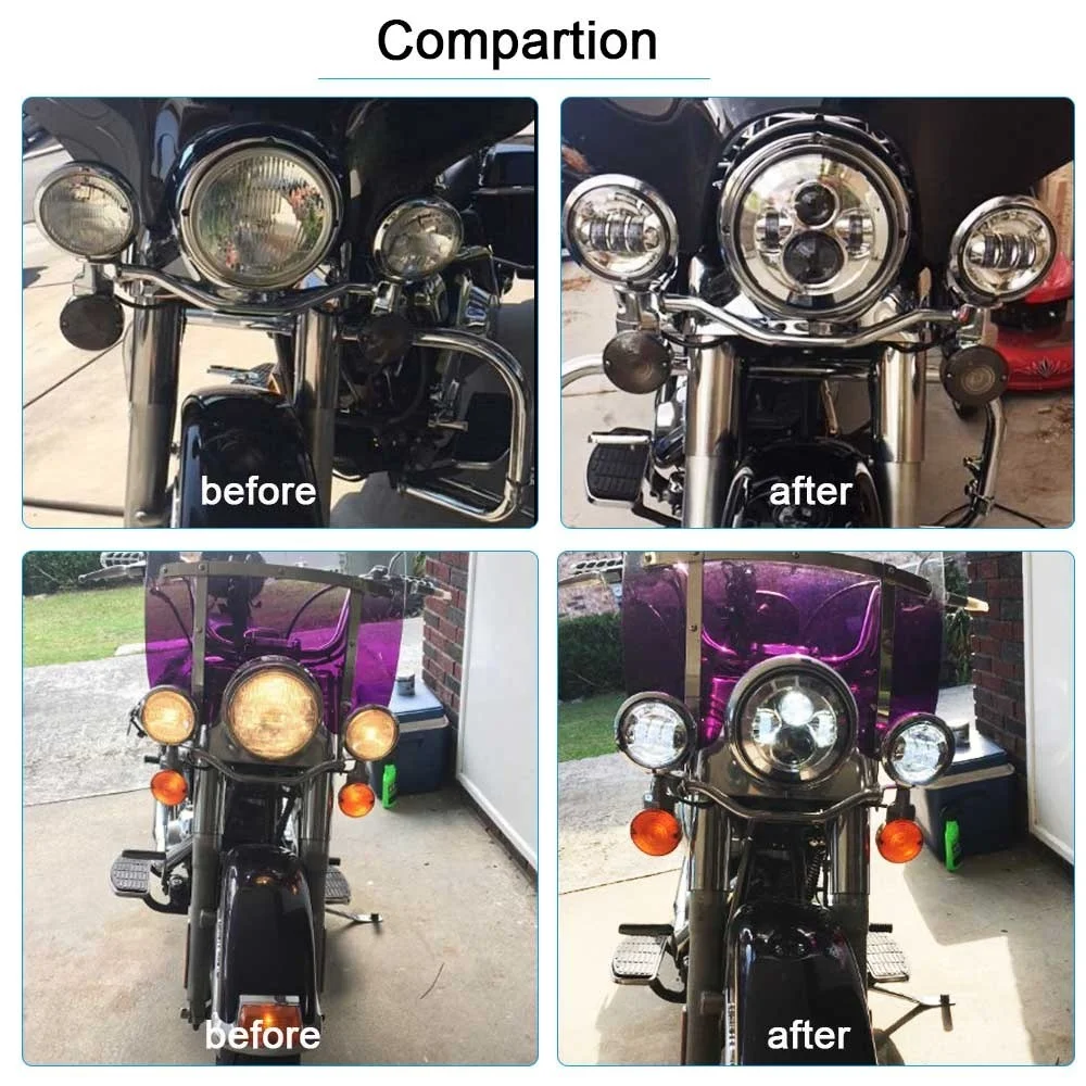 Светильник для мотоцикла harley Electra Glide Softail Fat Boy Touring светодиодный дюймовый мотор