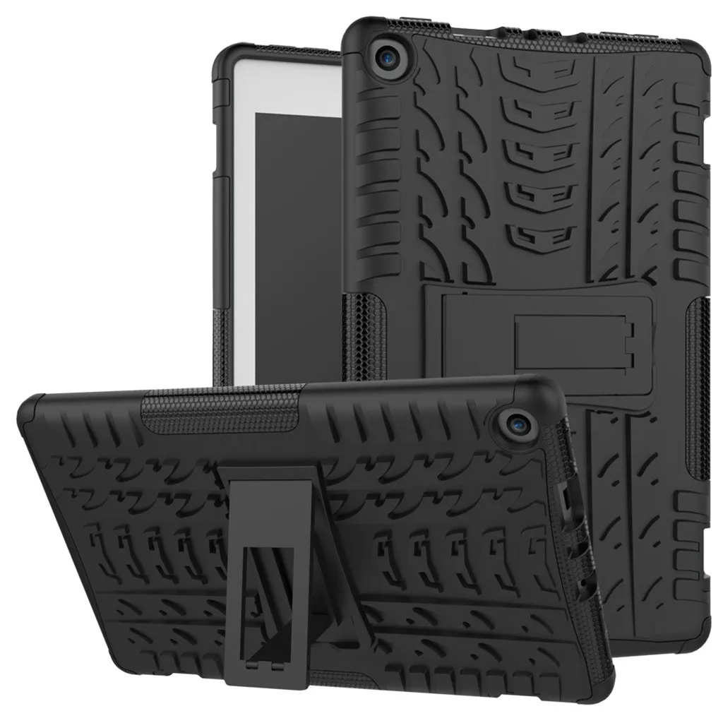 Для Amazon Kindle Fire HD 8 2017/2018 противоударный Гибридный резиновый чехол подставка 100%
