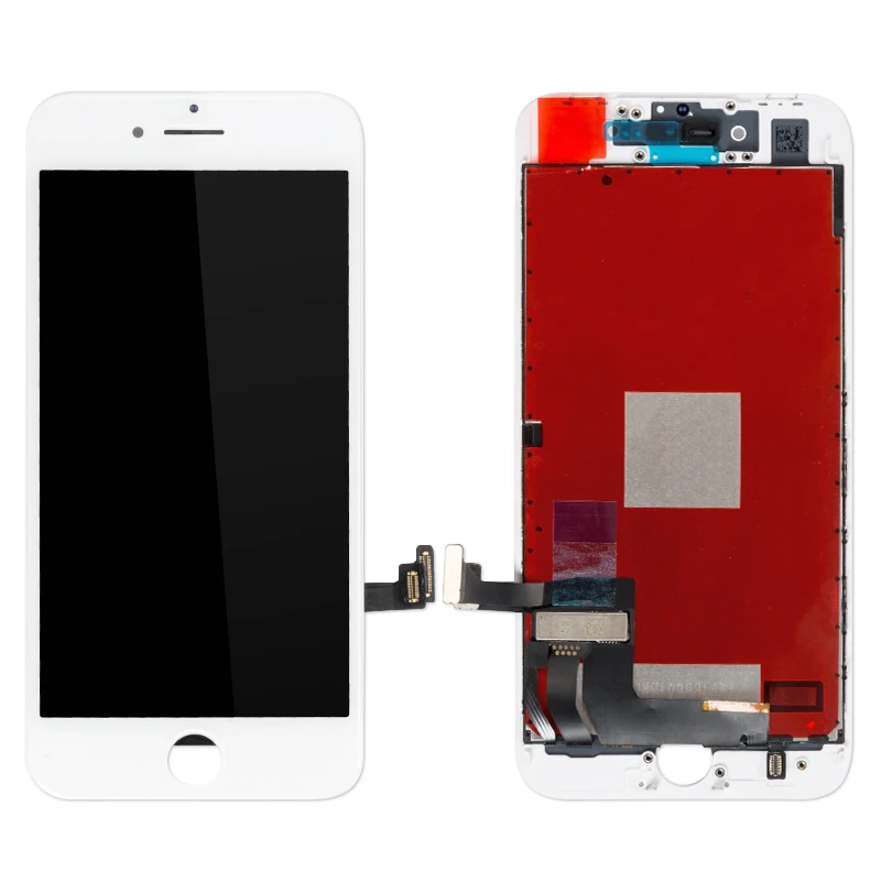 100 tested lcd display for iphone 8 black white phone replacement touch screen no dead pixel tempered glass tools free global shipping