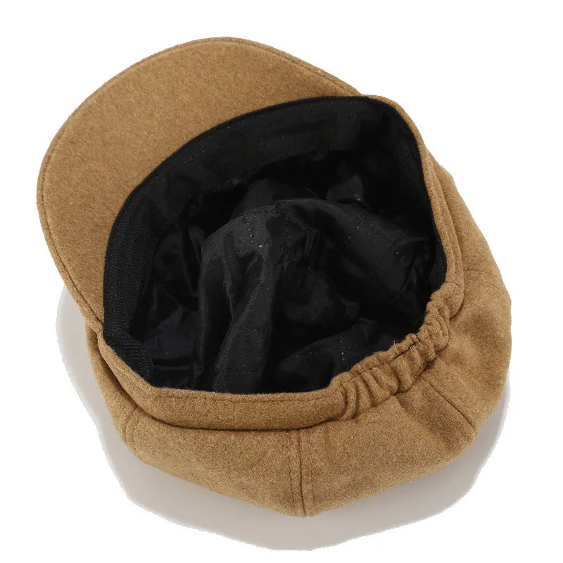 2019 винтажная женская зимняя однотонная шапка берет кепка корейский живописец