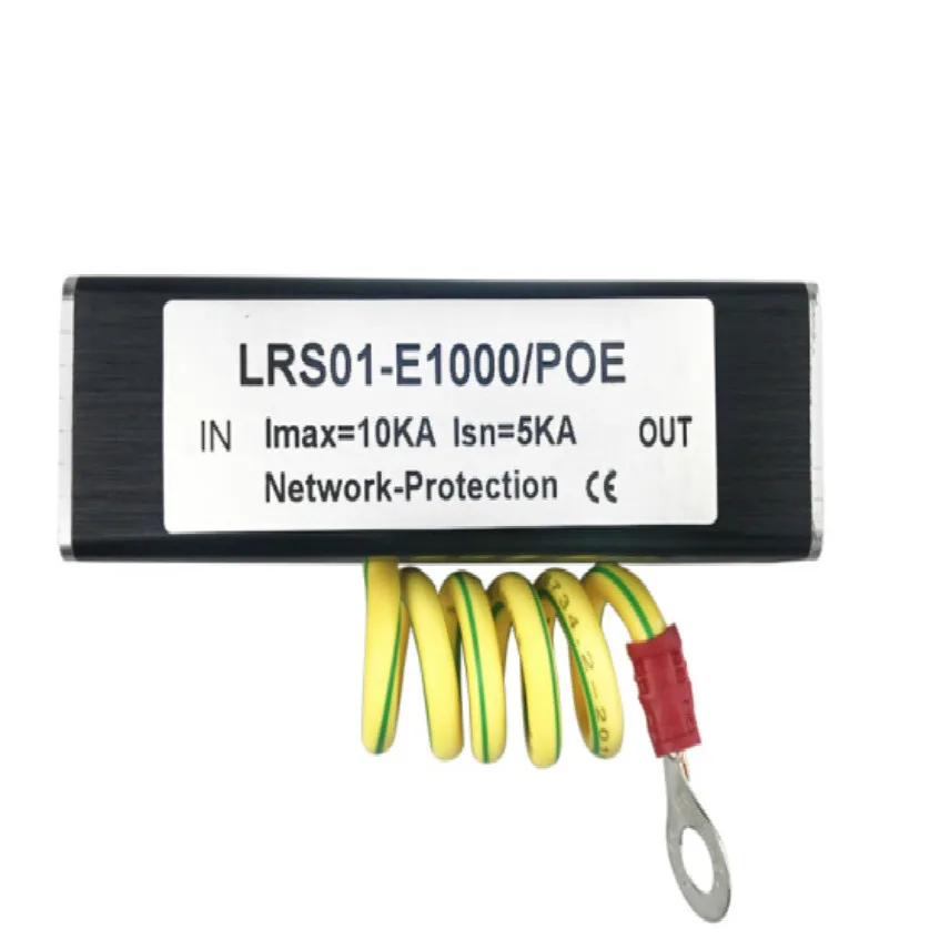 100/1000M POE IP Camera Network Switch RJ45 &amp Surge Protector Protection device Lightning Arrester SPD 1000M Ethernet | Безопасность